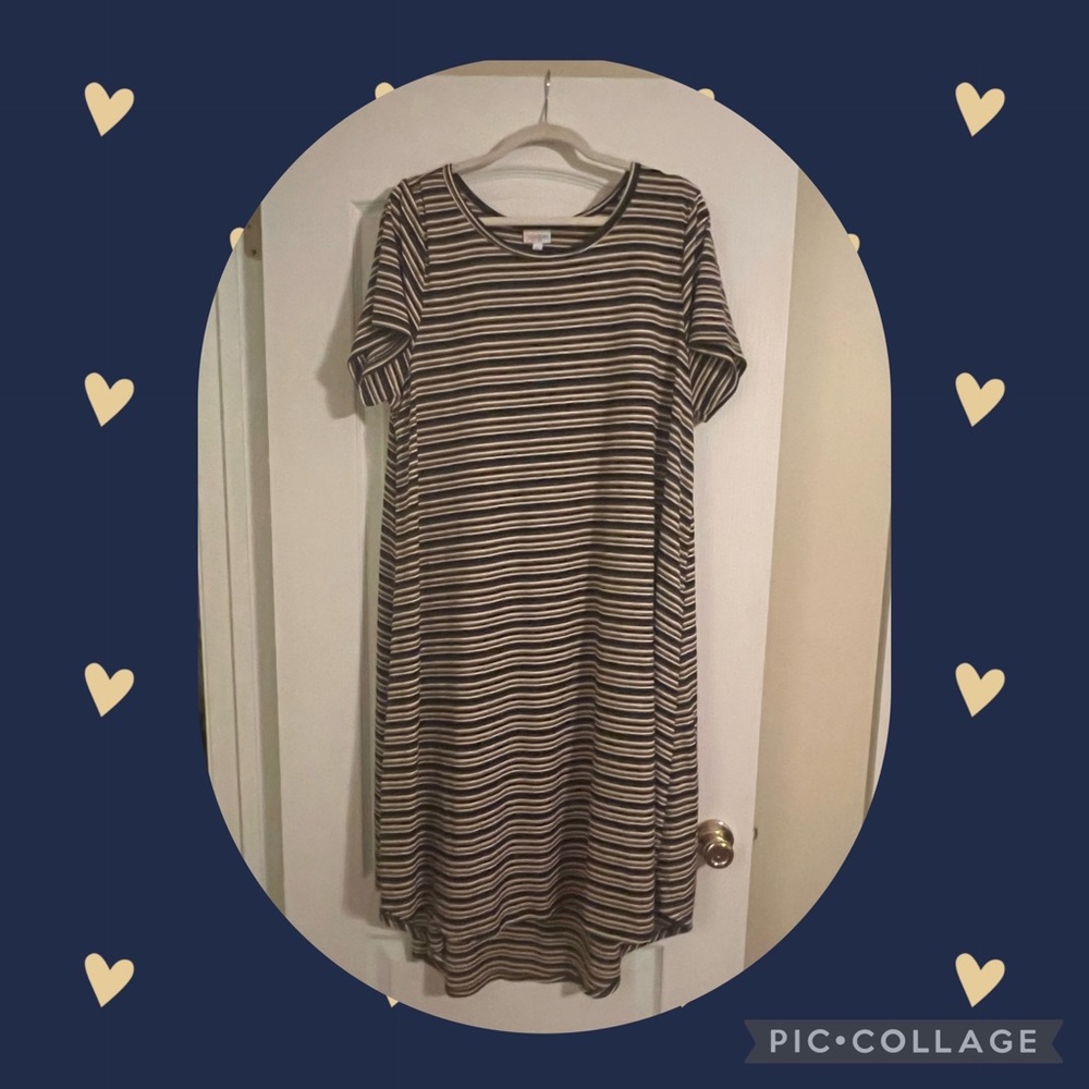 Ribbed stretchy hi/low dress
